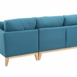 Canapé D'angle Droit Déhoussable 4 Places En Tissu Bleu Canard Et Bois Clair OSLO -Canapé Soldes canape dangle droit dehoussable 4 places en tissu bleu canard et bois clair oslo 41591 5bbcc658d69af 1200 675