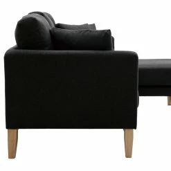 Canapé D'angle Droit Déhoussable 4 Places En Tissu Gris Foncé Et Bois Clair OSLO -Canapé Soldes canape dangle droit dehoussable 4 places en tissu gris fonce et bois clair oslo 44112 63490d6e200ab 1200 675