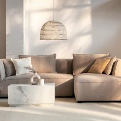 Canapé D'angle Droit Modulable Tissu Beige PLURIEL -Canapé Soldes canape dangle droit modulable tissu beige pluriel 50638 61655d8d6e01b 1200 675