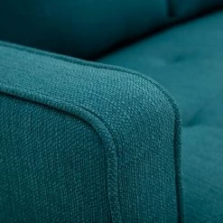 Canapé D'angle Droit Scandinave 3 Places En Tissu Bleu Canard Et Bois Clair CUMBIA -Canapé Soldes canape dangle droit scandinave 3 places en tissu bleu canard et bois clair cumbia 50775 61d6c9abd4142 1200 675