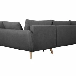 Canapé D'angle Droit Scandinave 5 Places En Tissu Gris Anthracite Et Bois Clair CREEP -Canapé Soldes canape dangle droit scandinave 5 places en tissu gris anthracite et bois clair creep 52473 627e5a14c19be 1200 675