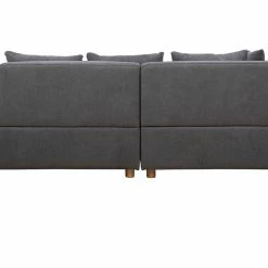 Canapé D'angle Gauche 3 Places En Tissu Effet Velours Gris Et Bois Clair HARLEM -Canapé Soldes canape dangle gauche 3 places en tissu effet velours gris et bois clair harlem 49047 6023a70ede1c8 1200 675