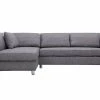 Canapé D'angle Gauche Convertible Avec Coffre 3 Places En Tissu Gris Et Acier Chromé MIAMI -Canapé Soldes canape dangle gauche convertible avec coffre 3 places en tissu gris et acier chrome miami 21843 5d383b967e08a 1200 675