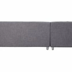 Canapé D'angle Gauche Convertible Avec Coffre 3 Places En Tissu Gris Et Acier Chromé MIAMI -Canapé Soldes canape dangle gauche convertible avec coffre 3 places en tissu gris et acier chrome miami 21843 5d383ba8a61ff 1200 675