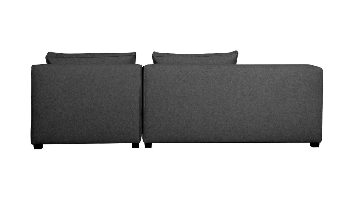 Canapé D'angle Gauche Modulable En Tissu Gris Anthracite PLURIEL 5 Canapé D'angle Gauche Modulable En Tissu Gris Anthracite PLURIEL – Image 3