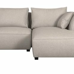 Canapé D'angle Modulable Beige 2 éléments PLURIEL