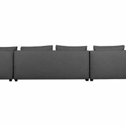 Canapé D'angle Modulable Grand Format 4 éléments Gris Foncé PLURIEL -Canapé Soldes canape dangle modulable grand format 4 elements gris fonce pluriel 50817 6141b13c1b427 1200 675