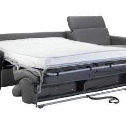 Canapé D'angle Réversible Et Convertible Avec Coffre Et Têtières Ajustables 4 Places En Tissu Gris NORO -Canapé Soldes canape dangle reversible et convertible avec coffre et tetieres ajustables 4 places en tissu gris noro 49269 600198c362a0e 1200 675