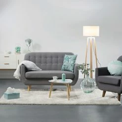 Canapé Déhoussable 2 Places En Tissu Gris Anthracite Et Bois Foncé YNOK -Canapé Soldes canape dehoussable 2 places en tissu gris anthracite et bois fonce ynok 33587 5bbcc5e1dde91 1200 675