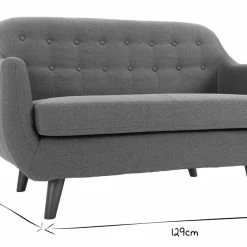 Canapé Déhoussable 2 Places En Tissu Gris Anthracite Et Bois Foncé YNOK -Canapé Soldes canape dehoussable 2 places en tissu gris anthracite et bois fonce ynok 33587 6034c571b630f 1200 675