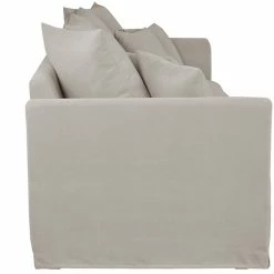 Canapé Déhoussable 3 Places En Tissu Coloris Lin FEVER -Canapé Soldes canape dehoussable 3 places en tissu coloris lin fever 50019 6075cb11b8547 1200 675