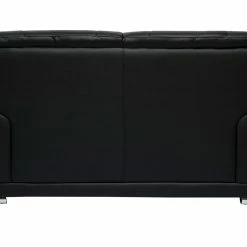 Canapé Design 2 Places Cuir Noir Et Acier Chromé TAMARA -Canapé Soldes canape design 2 places cuir noir et acier chrome tamara 49650 610bb9d179235 1200 675