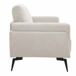 Canapé Design 2 Places En Tissu Effet Velours Texturé Beige Et Métal Noir MOSCO -Canapé Soldes canape design 2 places en tissu effet velours texture beige et metal noir mosco 51983 633ad49217d2a 1200 675