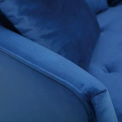 Canapé Design 2 Places En Tissu Velours Bleu Nuit Et Métal Noir BEKA -Canapé Soldes canape design 2 places en tissu velours bleu nuit et metal noir beka 46530 5d7fadcda7e17 1200 675