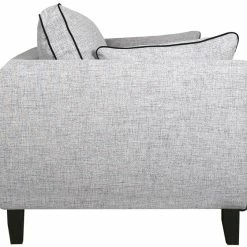 Canapé Design 3 Places En Tissu Gris Chiné Et Velours Noir HARRISON - Miliboo & Stéphane Plaza -Canapé Soldes canape design 3 places en tissu gris chine et velours noir harrison miliboo et stephane plaza 48592 5f63577e963bd 1200 675