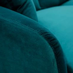 Canapé Design 3 Places En Tissu Velours Bleu Pétrole Et Métal Noir JERRY -Canapé Soldes canape design 3 places en tissu velours bleu petrole et metal noir jerry 50584 61f01d0f359ef 1200 675