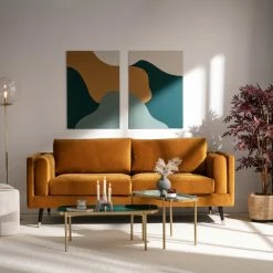 Canapé Design 3 Places En Tissu Velours Jaune, Bois Noir Et Métal Doré STING 15 Canapé Design 3 Places En Tissu Velours Jaune, Bois Noir Et Métal Doré STING -Canapé Soldes canape design 3 places en tissu velours jaune bois noir et metal dore sting 50826 61fd0b8d8b009 1200 675