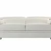 Canapé Design Avec Têtières Ajustables 3 Places Cuir Blanc Et Acier Chromé EWING -Canapé Soldes canape design avec tetieres ajustables 3 places cuir blanc et acier chrome ewing 23224 62fe04a382a71 1200 675