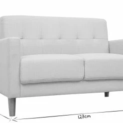 Canapé Scandinave 2 Places En Tissu Beige Et Bois Clair MOON -Canapé Soldes canape scandinave 2 places en tissu beige et bois clair moon 47524 5ed4b805c8b34 1200 675
