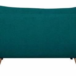 Canapé Scandinave 2 Places En Tissu Bleu Paon Et Bois Clair CREEP -Canapé Soldes canape scandinave 2 places en tissu bleu paon et bois clair creep 51779 6238567479489 1200 675