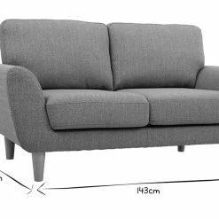 Canapé Scandinave 2 Places En Tissu Gris Et Bois Clair ALICE -Canapé Soldes canape scandinave 2 places en tissu gris et bois clair alice 49046 5fe1b73c56d12 1200 675