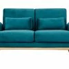 Canapé Scandinave 2 Places En Tissu Velours Bleu Pétrole Et Bois Clair EKTOR -Canapé Soldes canape scandinave 2 places en tissu velours bleu petrole et bois clair ektor 48094 5f0455d698601 1200 675