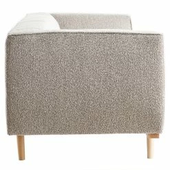 Canapé Scandinave 3-4 Places En Tissu Effet Laine Bouclée Taupe Et Bois Clair MORRIS -Canapé Soldes canape scandinave 3 4 places en tissu effet laine bouclee taupe et bois clair morris 51797 63808299bc9f2 1200 675