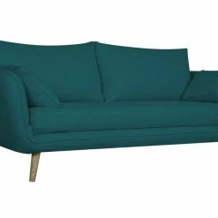 Canapé Scandinave 3 Places En Tissu Bleu Paon Et Bois Clair CREEP 11 Canapé Scandinave 3 Places En Tissu Bleu Paon Et Bois Clair CREEP -Canapé Soldes canape scandinave 3 places en tissu bleu paon et bois clair creep 48401 5f15aaf868e0b 1200 675