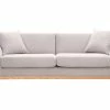 Canapé Scandinave 3 Places En Tissu Effet Velours Texturé Beige Et Bois Clair ASAKO -Canapé Soldes canape scandinave 3 places en tissu effet velours texture beige et bois clair asako 50923 63481bed04611 1200 675