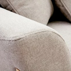 Canapé Scandinave 3 Places En Tissu Effet Velours Texturé Beige Et Bois Clair ASAKO -Canapé Soldes canape scandinave 3 places en tissu effet velours texture beige et bois clair asako 50923 63481bfbcfb9f 1200 675