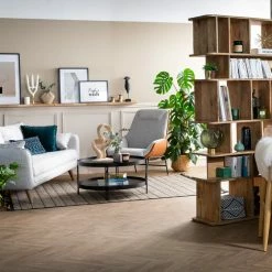 Canapé Scandinave 3 Places En Tissu Gris Clair Chiné Et Bois Clair CREEP -Canapé Soldes canape scandinave 3 places en tissu gris clair chine et bois clair creep 47210 600ffe5705a0e 1200 675