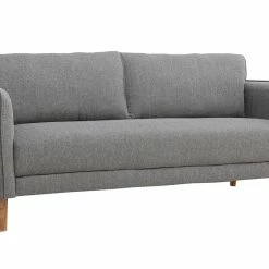 Canapé Scandinave 3 Places En Tissu Gris Clair Et Bois Clair KURT - Miliboo & Stéphane Plaza -Canapé Soldes canape scandinave 3 places en tissu gris clair et bois clair kurt miliboo et stephane plaza 46522 5d40379806587 1200 675