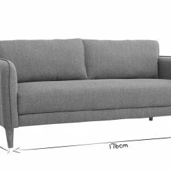 Canapé Scandinave 3 Places En Tissu Gris Clair Et Bois Clair KURT - Miliboo & Stéphane Plaza -Canapé Soldes canape scandinave 3 places en tissu gris clair et bois clair kurt miliboo et stephane plaza 46522 5d4037a85010d 1200 675