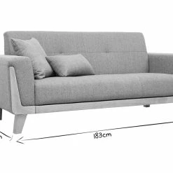 Canapé Scandinave 3 Places En Tissu Gris Et Bois Clair FJORD -Canapé Soldes canape scandinave 3 places en tissu gris et bois clair fjord 47709 5efc5f3edea35 1200 675