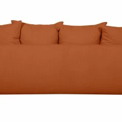 Canapé Scandinave 3 Places En Tissu Velours Côtelé Terre Brûlée Et Bois Clair OLYMPIA -Canapé Soldes canape scandinave 3 places en tissu velours cotele terre brulee et bois clair olympia 52008 624b11dfb20d0 1200 675