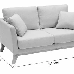 Canapé Scandinave Déhoussable 2 Places En Tissu Beige Et Bois Clair OSLO -Canapé Soldes canape scandinave dehoussable 2 places en tissu beige et bois clair oslo 49325 60706209d9835 1200 675