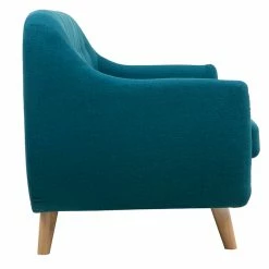 Canapé Scandinave Déhoussable 2 Places En Tissu Bleu Canard Et Bois Clair YNOK -Canapé Soldes canape scandinave dehoussable 2 places en tissu bleu canard et bois clair ynok 48795 5fb2a21440e24 1200 675