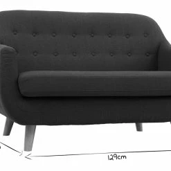 Canapé Scandinave Déhoussable 2 Places En Tissu Bleu Canard Et Bois Clair YNOK -Canapé Soldes canape scandinave dehoussable 2 places en tissu bleu canard et bois clair ynok 48795 6034d19de9dc3 1200 675