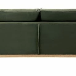 Canapé Scandinave Déhoussable 2 Places En Tissu Effet Velours Kaki Et Bois Clair OSLO -Canapé Soldes canape scandinave dehoussable 2 places en tissu effet velours kaki et bois clair oslo 50297 6320868da0823 1200 675