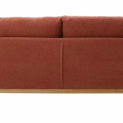 Canapé Scandinave Déhoussable 2 Places En Tissu Effet Velours Texturé Terracotta Et Bois Clair OSLO -Canapé Soldes canape scandinave dehoussable 2 places en tissu effet velours texture terracotta et bois clair oslo 51802 62bc0a887f9fa 1200 675