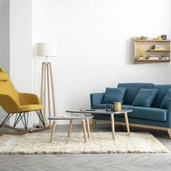 Canapé Scandinave Déhoussable 3 Places En Tissu Bleu Canard Et Bois Clair OSLO -Canapé Soldes canape scandinave dehoussable 3 places en tissu bleu canard et bois clair oslo 42807 5d47ded54a85e 1200 675