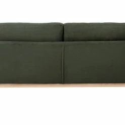 Canapé Scandinave Déhoussable 3 Places En Tissu Effet Velours Kaki Et Bois Clair OSLO - Miliboo & Stéphane Plaza -Canapé Soldes canape scandinave dehoussable 3 places en tissu effet velours kaki et bois clair oslo miliboo et stephane plaza 46721 632084bb55baf 1200 675