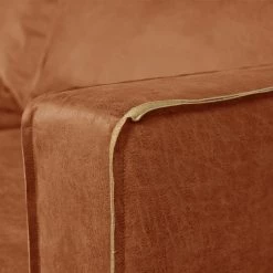 Canapé Vintage 2 Places Cuir Marron Cognac Aspect Vieilli Et Métal Noir SONNY -Canapé Soldes canape vintage 2 places cuir marron cognac aspect vieilli et metal noir sonny 52271 624acdbca318c 1200 675