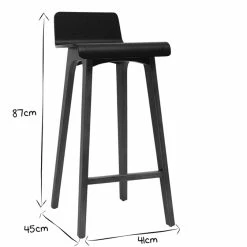 Chaise De Bar Scandinave 75 Cm Bois Et Blanc BALTIK -Canapé Soldes chaise de bar scandinave 75 cm bois et blanc baltik 38937 612e35e23d4d8 1200 675