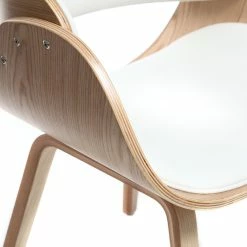 Chaise Design Blanc Et Bois Clair BENT -Canapé Soldes chaise design blanc et bois clair bent 42643 5bb374585e910 1200 675