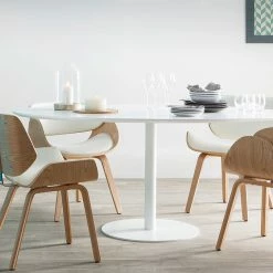 Chaise Design Blanc Et Bois Clair BENT -Canapé Soldes chaise design blanc et bois clair bent 42643 5bb374587bd9e 1200 675