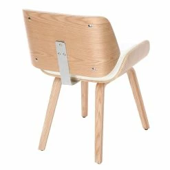 Chaise Design Blanc Et Bois Clair RUBBENS -Canapé Soldes chaise design blanc et bois clair rubbens 42647 5bb3745903ee1 1200 675