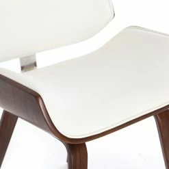 Chaise Design Blanc Et Bois Foncé RUBBENS -Canapé Soldes chaise design blanc et bois fonce rubbens 42649 5bbcc6bd56a40 1200 675