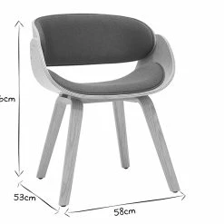 Chaise Design En Tissu Bleu Canard Et Bois Clair BENT -Canapé Soldes chaise design en tissu bleu canard et bois clair bent 48494 60479957edbba 1200 675