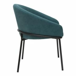 Chaise Design En Tissu Effet Velours Bleu Canard Et Métal Noir JENNA -Canapé Soldes chaise design en tissu effet velours bleu canard et metal noir jenna 52533 632c73af8c649 1200 675